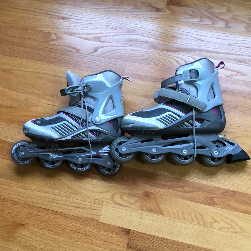 Pink and Grey Rollerblades ( Brand name not inline skates)